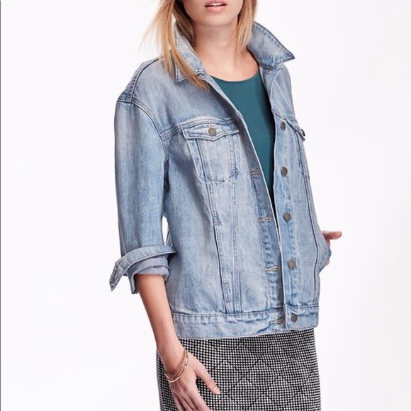 old navy boyfriend denim jacket